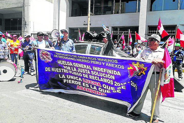 Huelga de mineros de Shougang sigue sin solución