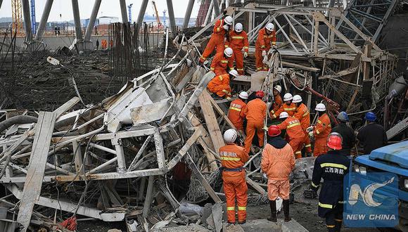 China:  Al menos 67 muertos en el derrumbe en una central eléctrica (VIDEO)