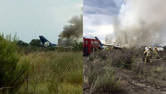 México: Se estrella avión con 100 pasajeros en la ciudad de Durango