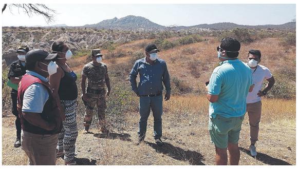 Tumbes: Inspeccionan terreno para ser utilizado como cementerio en Canoas 