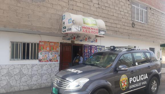 Policía y personal de fiscalización de la MPT intervinieron bar que funcionaba bajo la fachada de tienda de abarrotes en la  junta vecinal Leoncio Prado en el cercado de Tacna.