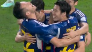 Gol de Maeda para el 1-0 de Japón sobre Croacia por los octavos del Mundial de Qatar 2022