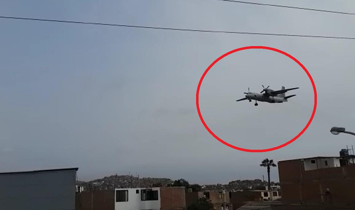 Quejas por maniobras aéreas de la FAP en Surco y Chorrillos [VIDEO]