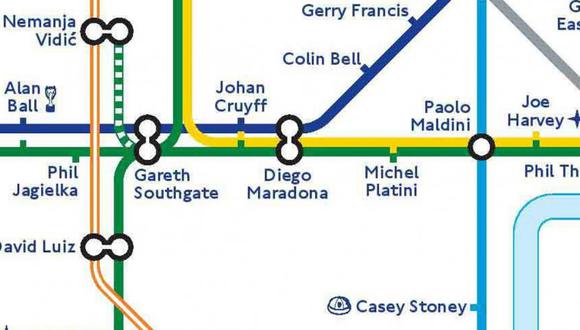 Maradona y Carlos Tévez tendrán su nombre en las estaciones del metro
