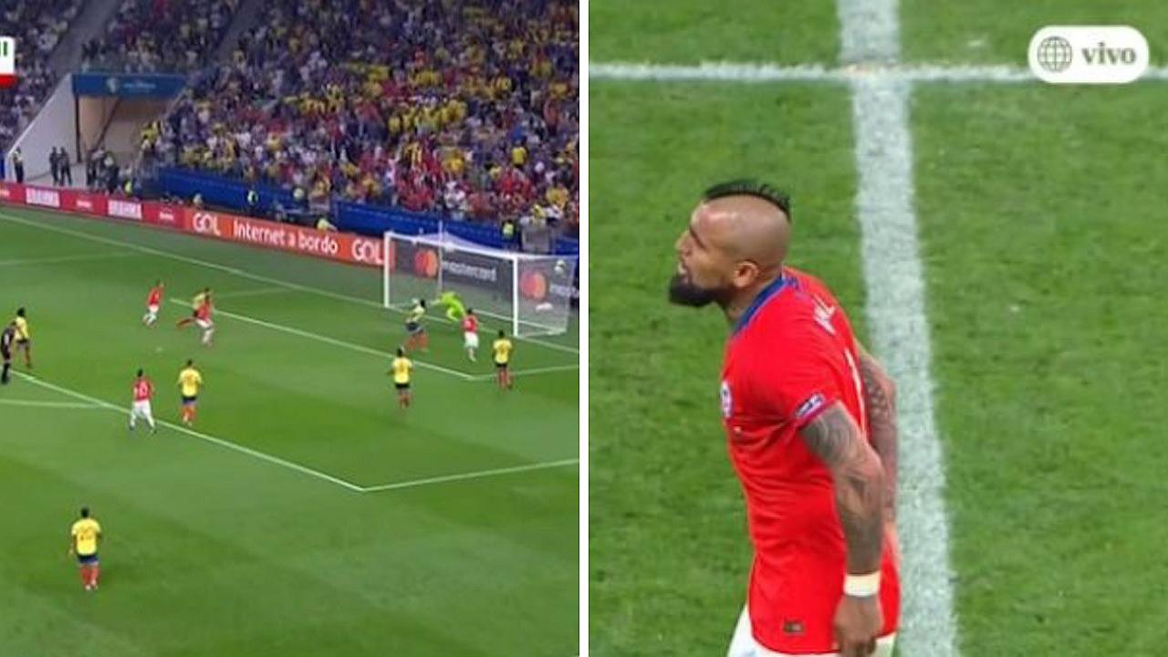 Colombia vs. Chile: El segundo gol anulado de Chile por VAR (VIDEO)