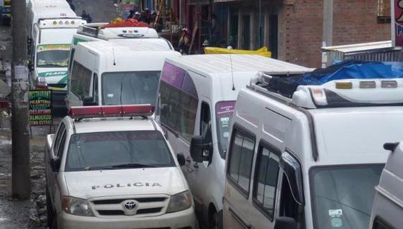 Huanta: Camionetas que prestan servicio al Vraem son ilegales