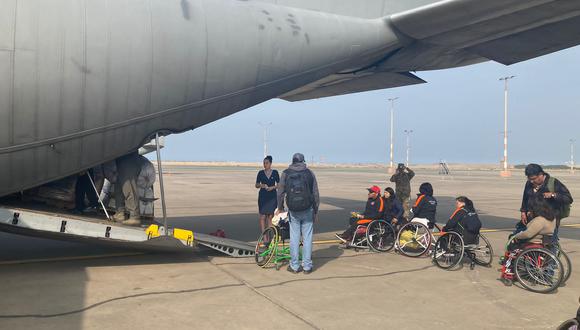 Nave de la  Fuerza Aérea del Perú partió esta mañana desde Lima. (Foto: Difusión)
