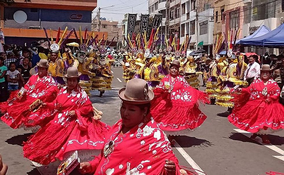 Con bailes celebran a Virgen de la Candelaria en Tacna