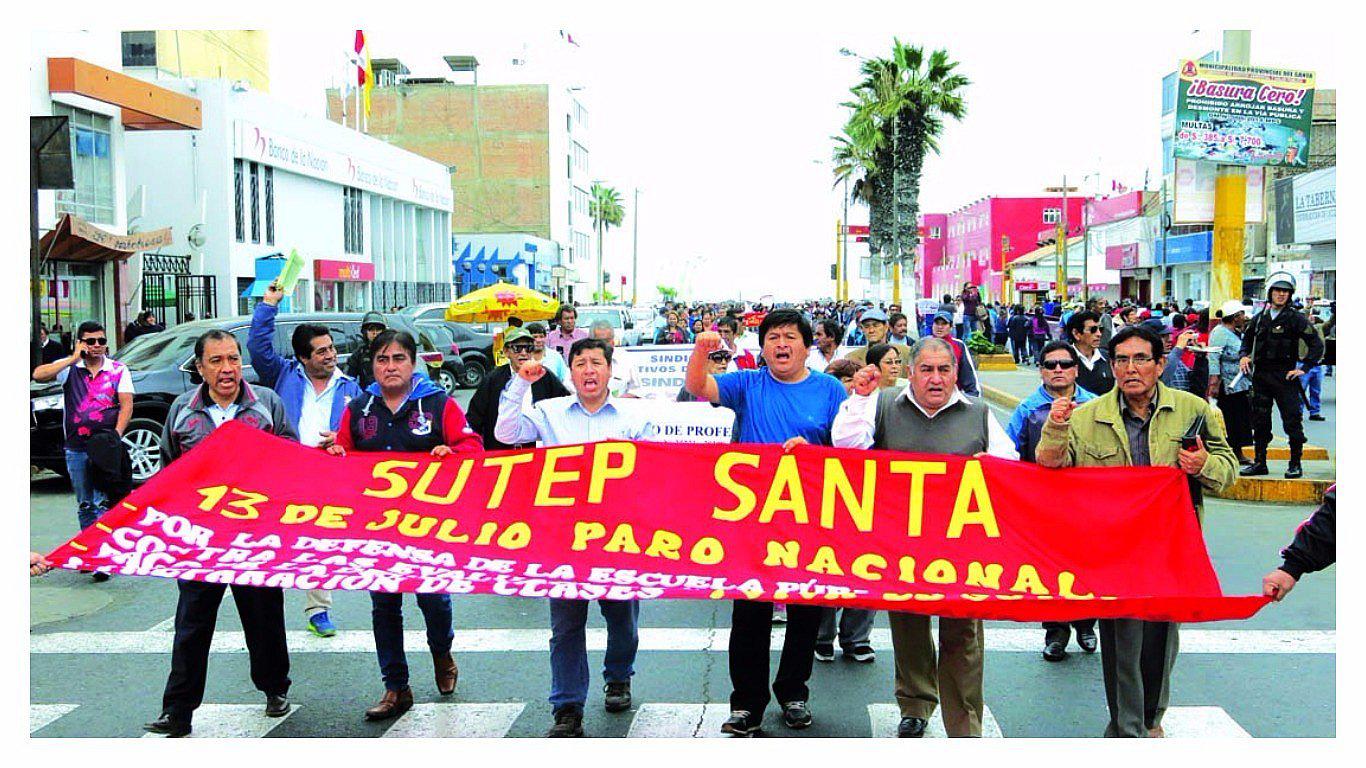 Chimbote: El 70% de docentes acata paralización