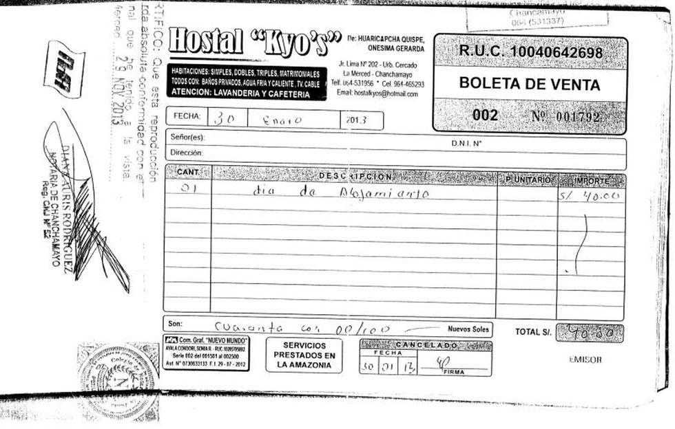 Regidor habría falsificado boletas de viáticos 