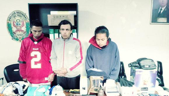 Detienen a tres colombianos por robar en hospedaje