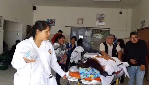 ​Accidentada es trasladada a Arequipa para despedirse de su hija y esposo