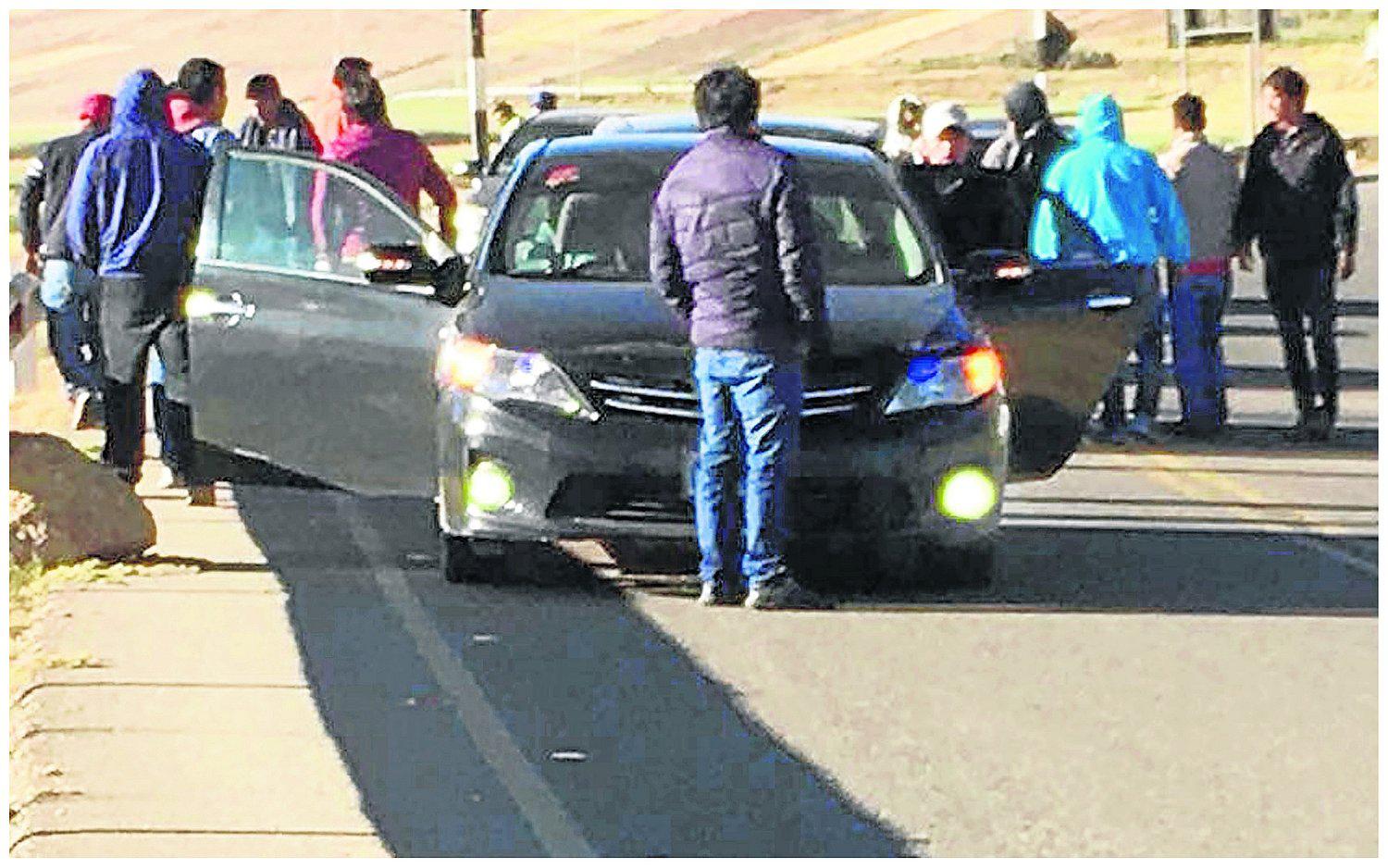 ​Agreden a inspectores de la Sutran y rompen las lunas de vehículo 