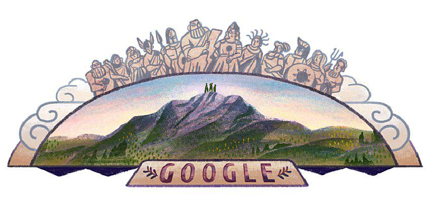 Google rinde su homenaje al Monte Olimpo