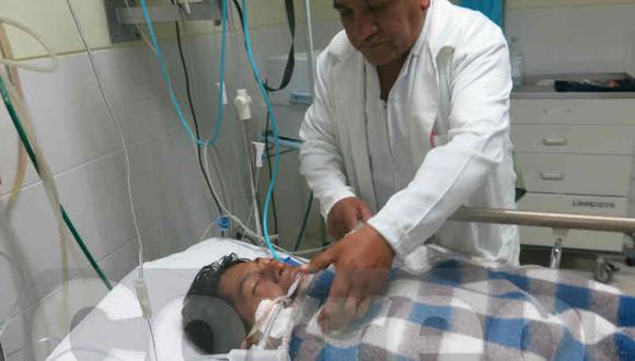 Herido de bala de Pichanaki continúa grave en hospital de Huancayo
