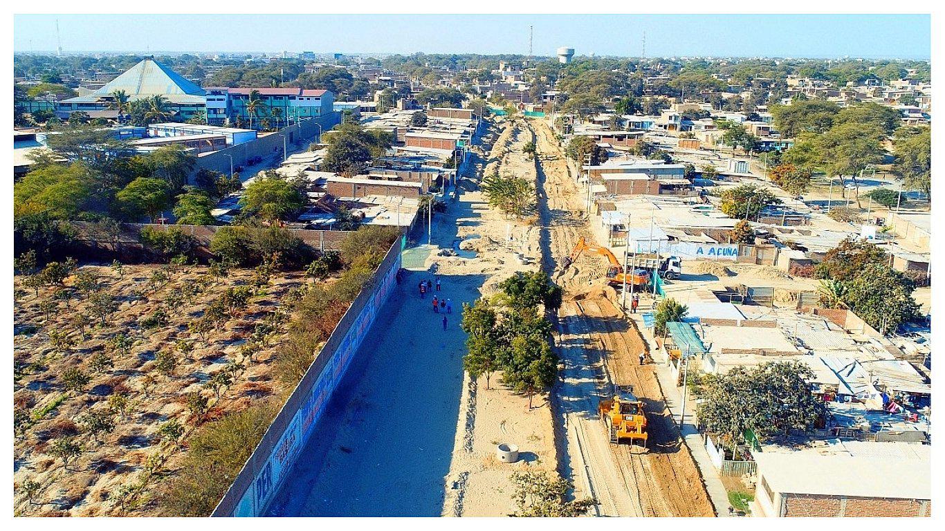 Mejoramiento en Av. Chulucanas avanza en cinco frentes