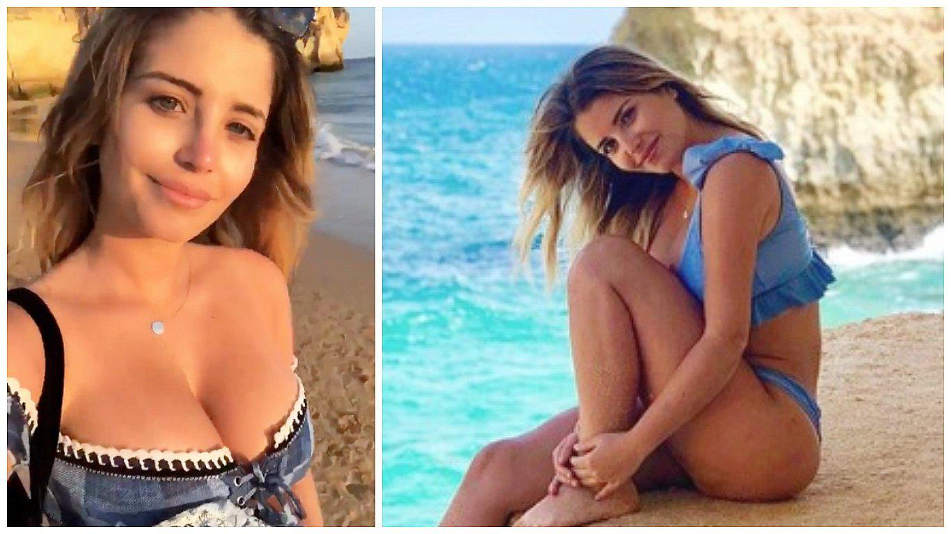 Flavia Laos sorprende en Instagram con 'topless' en playa de Portugal (FOTOS)