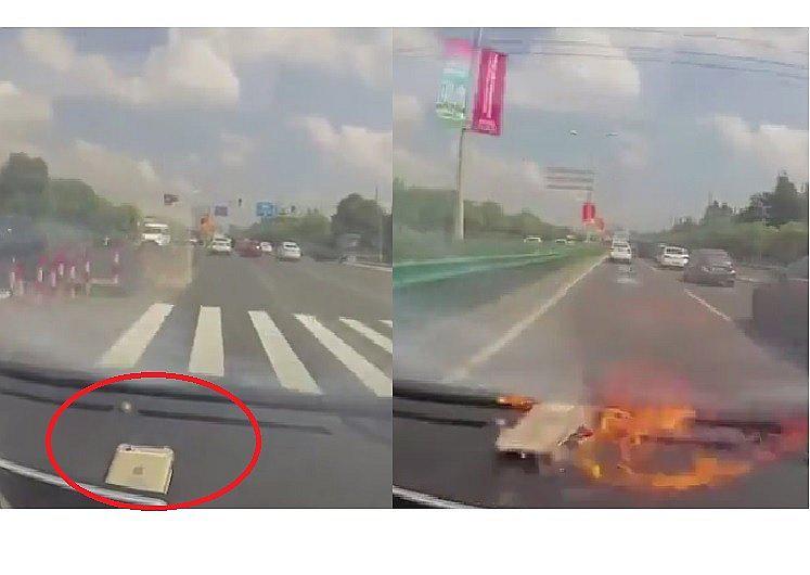 iPhone 6 explota dentro de auto y se viraliza en redes sociales (VIDEO)