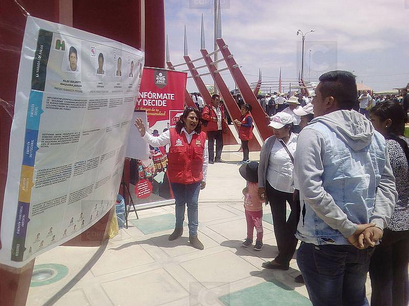 JNE informa sobre planes de trabajo de candidatos a municipio