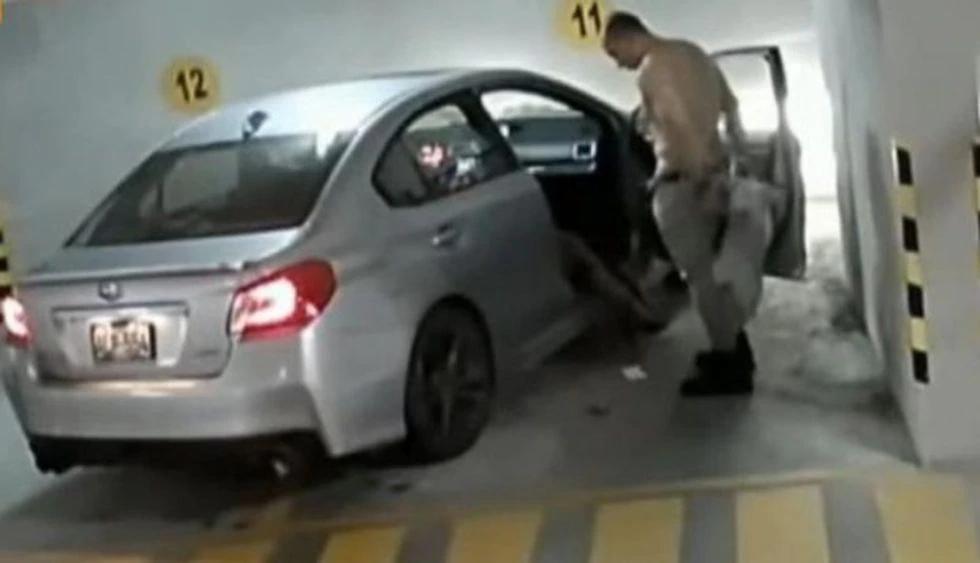 Joshelin Trauco denunció que fue víctima de violación dentro del estacionamiento de un edificio de Surquillo. Por este caso, Bazán Gutiérrez fue recluido en un penal, pero luego fue liberado. (Captura)