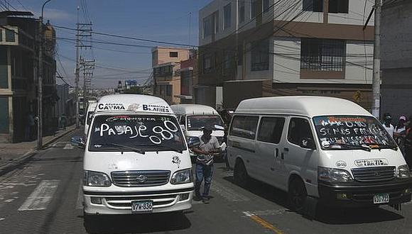 Transportistas realizaron movilización para pedir la ampliación de autorizaciones