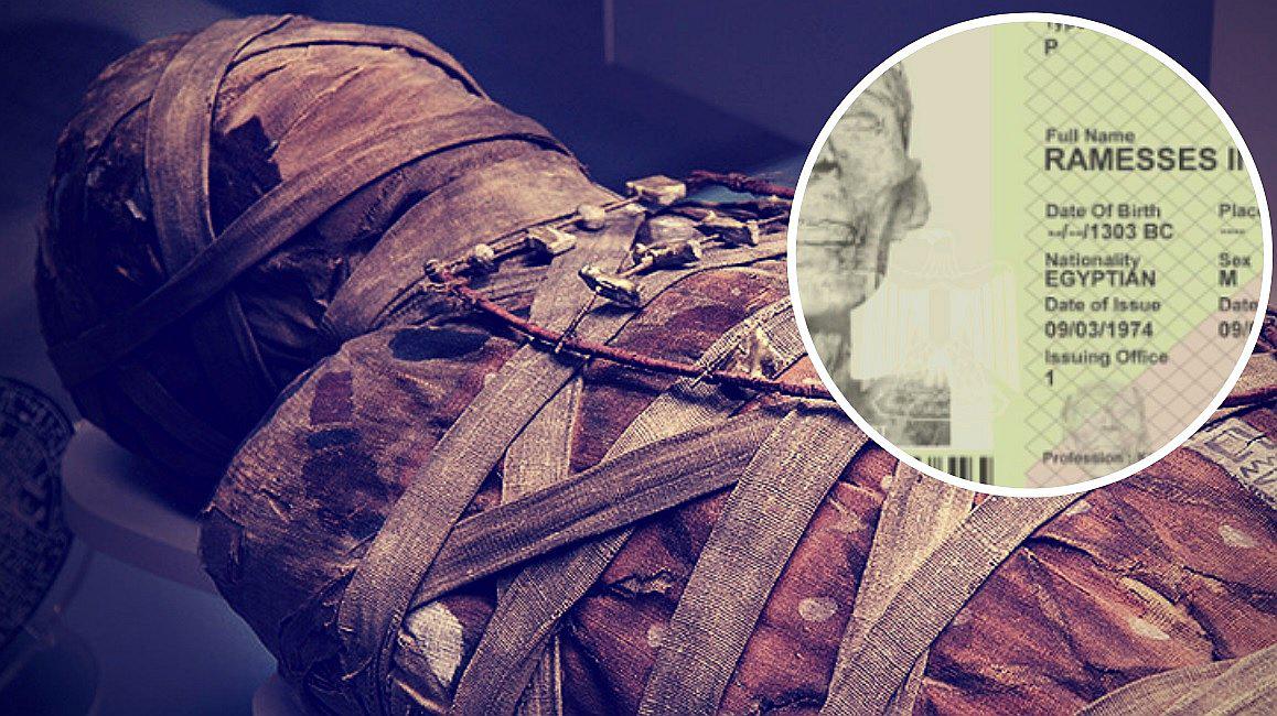 Difunden pasaporte del faraón egipcio Ramsés II (FOTO)