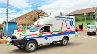 Azángaro: Entregan ambulancia para atender emergencias en Progreso