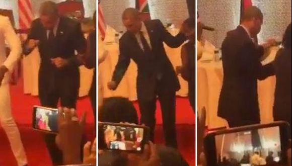 ​YouTube: Barack Obama rompe el protocolo y baila al ritmo del ‘Gangnam Style' keniano (VIDEO)