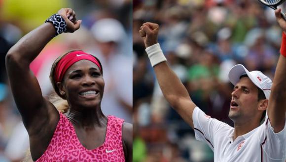 US Open: Djokovic y Williams entran en cuartos 
