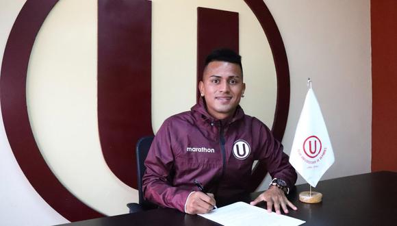 Diego Chávez renovó con Universitario de Deportes. (Foto: @Universitario)