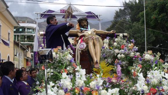 El Rey y Patrón de Huánuco inicia su recorrido procesional