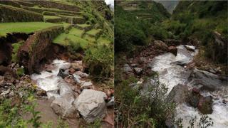 Cusco: Andenería inca colapsa en el Parque Arqueológico de Pisac 