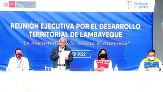 Lambayeque: Reunión ejecutiva solo fue una exposición de pedidos y obras  