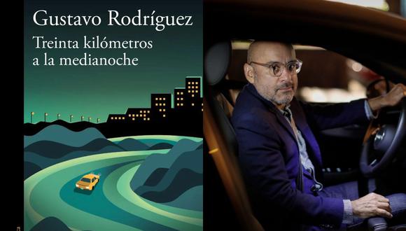 Gustavo Rodríguez junto al libro que ha significado su regreso a la novela (Foto: Alfaguara / GEC)