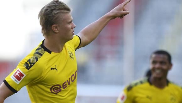 Haaland salvó al Dortmund: cabezazo letal en el último minuto que le dio el triunfo al Borussia en Bundesliga. (Foto: AP/EFE/AFP)