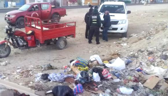 Piura: Intervienen a dos vehículos que salían de madrugada para arrojar basura en la vía pública (Foto: Municipalidad de Paita)