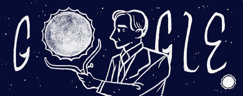 Google celebra al primer astrofísico Subrahmanyan Chandrasekhar con un doodle