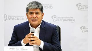 Gobernador de Ayacucho, Carlos Rua, afronta 31 denuncias fiscales