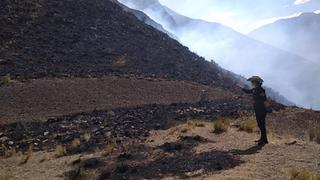 Capturan a presunto responsable por incendio de 500 hectáreas en Cusco (FOTOS)