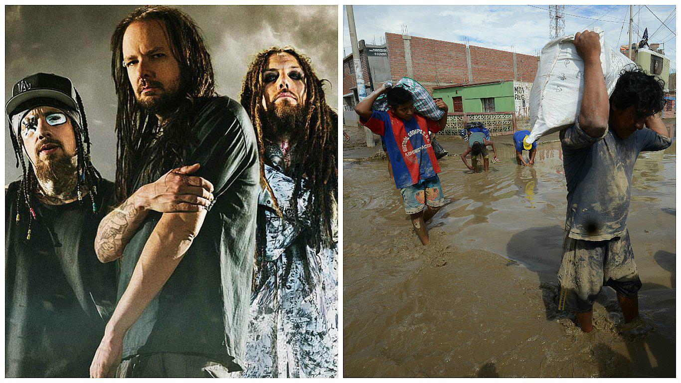 ​Korn y su mensaje solidario a peruanos damnificados por desastres (VIDEO)