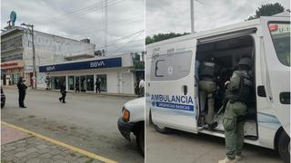 México: delincuentes intentan robar un banco en Veracruz con una bomba falsa 