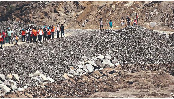 Se oponen a la obra en la quebrada San Ildefonso  