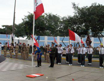 Izaron bandera a media asta