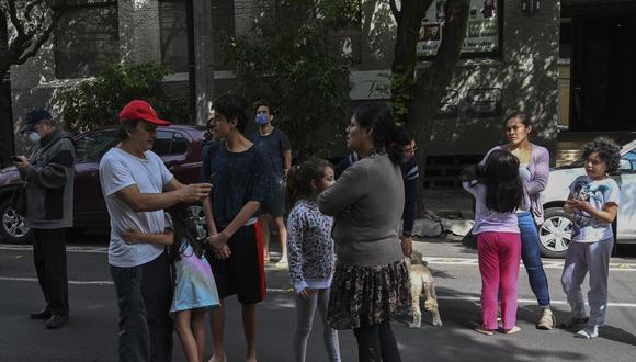 El fuerte movimiento telúrico se da durante el estado de emergencia que vive México por el coronavirus. (FOTO: AFP)