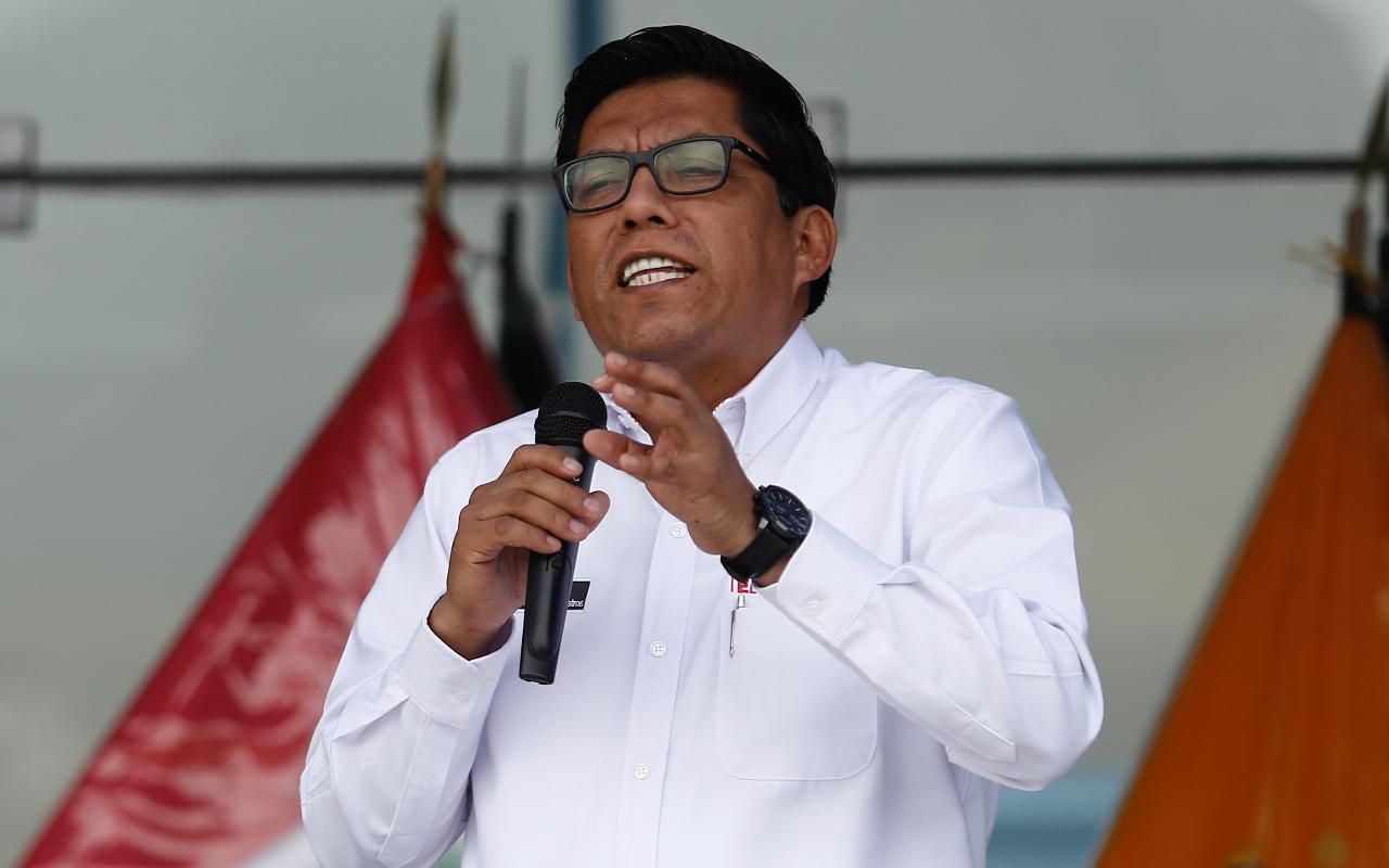 Vicente Zeballos sobre ministros Carlos Lozada y Rocío Barrios: “Les hemos pedido explicaciones”. (Foto: Joel Alonzo / GEC)