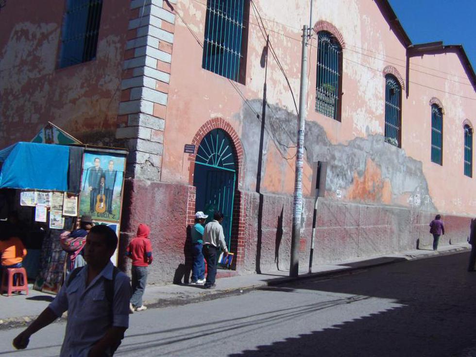 Desorden y peligro  en mercado central