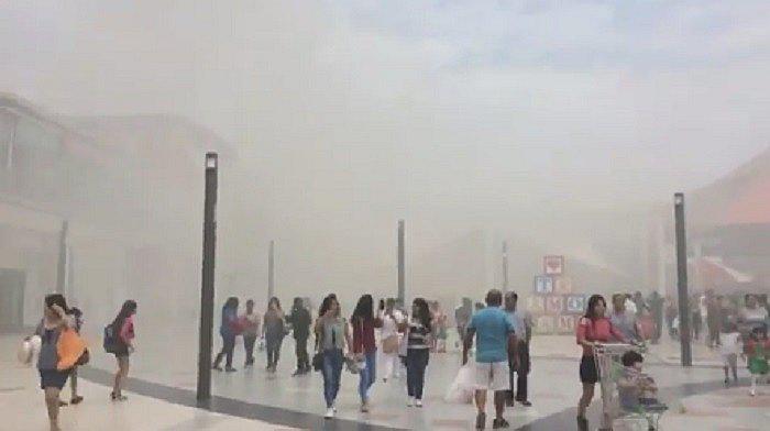 MegaPlaza: Amago de incendio fue controlado en centro comercial (VIDEO)