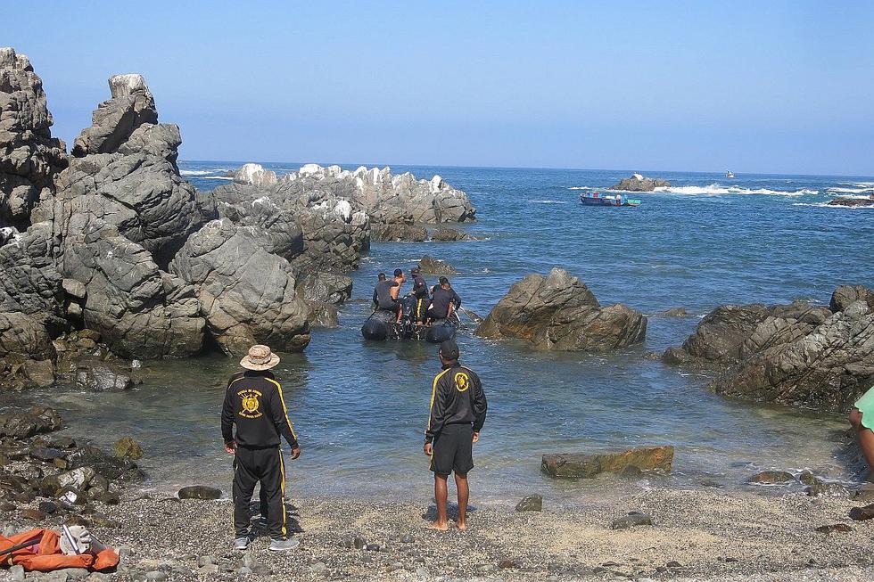 Sacaron un cadáver del mar y sigue la búsqueda de dos varones desaparecidos