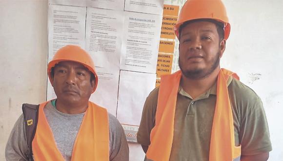 Juan Chávez y Jean Infante fueron detenidos cuando se apoderaban de equipos tecnológicos de una caseta.