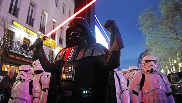 El Día de Star Wars nació hace varios años ante la referencia de números en la famosa frase "que la fuerza esté contigo". (AFP).